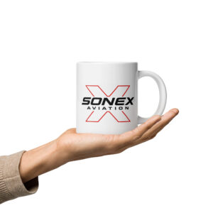 White glossy mug