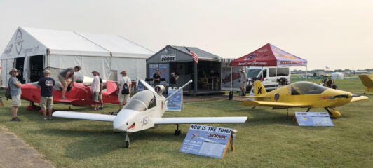 Sonex Aircraft Booth# 622 on Opening Day!