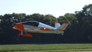 Adam's first solo takeoff of Waiex W0191.