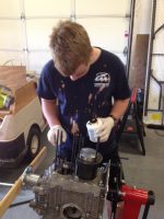 Applying Permatex to Cylinder 2